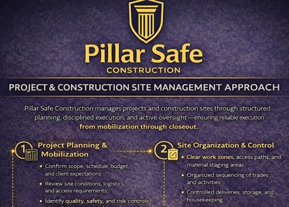Pillar Safe Construction Quality Management System