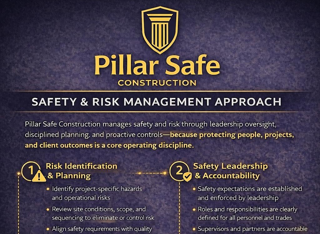 Pillar Safe Construction Quality Management System